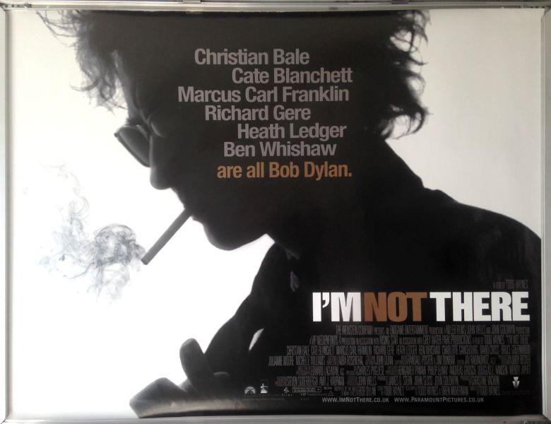 Cinema Poster: I'M NOT THERE 2007 (Quad) Christian Bale Cate Blanchett Heath Ledger Cinema Poster: I'M NOT THERE 2007 (Quad) Christian Bale Cate Blanchett Heath Ledger