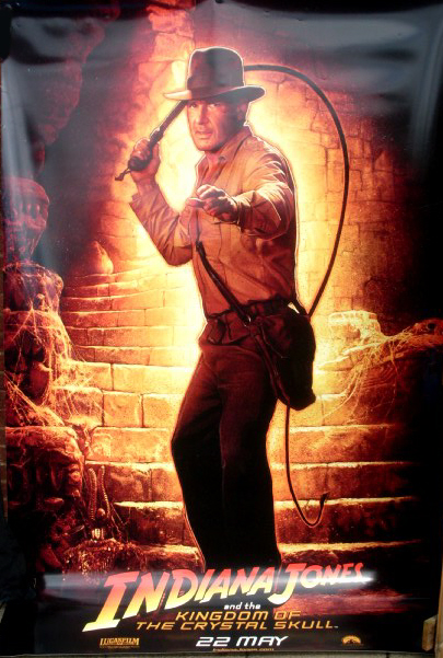 Cinema Banner: INDIANA JONES KINGDOM OF THE CRYSTAL SKULL 2007 (Main) Cinema Banner: INDIANA JONES KINGDOM OF THE CRYSTAL SKULL 2007 (Main)