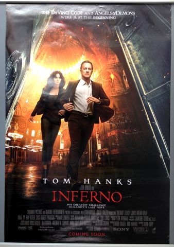 Cinema Poster: INFERNO  2016 (Main One Sheet) Tom Hanks Felicity Jones