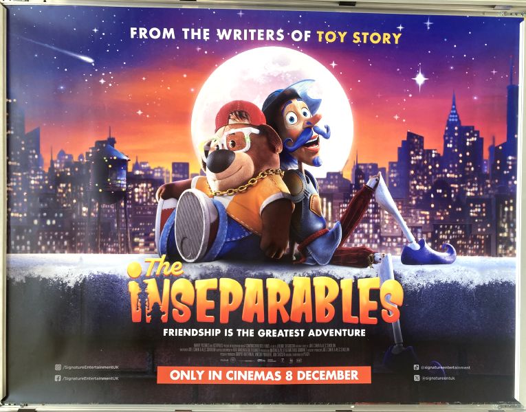 Cinema Poster: INSEPERABLES, THE 2023 (Quad) Monica Young Danny Fehsenfeld Olivier Paris  