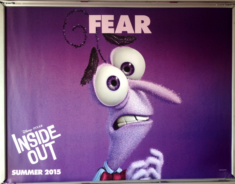 Cinema Poster: INSIDE OUT 2015 (Fear Quad) Amy Poehler Bill Hader