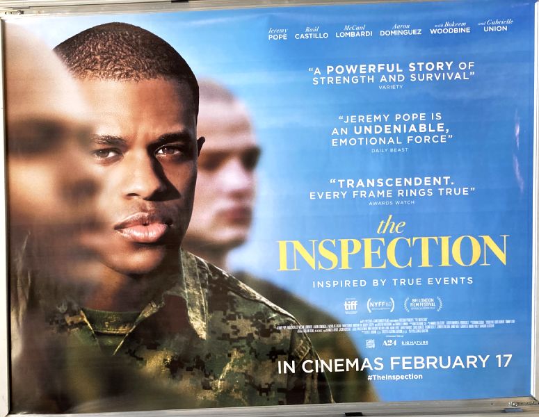 Cinema Poster: INSPECTION, THE 2023 (Quad) Jeremy Pope Gabrielle Union Bokeem Woodbine