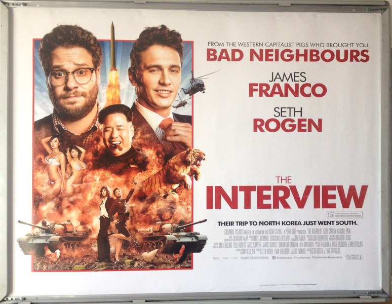 Cinema Poster: INTERVIEW, THE 2015 (Main Quad) James Franco Seth Rogen