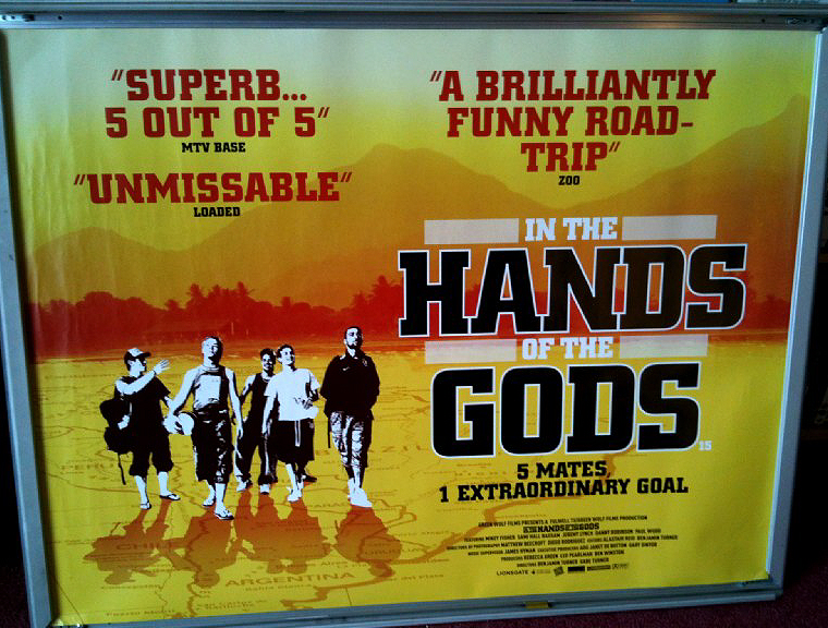 IN THE HANDS OF THE GODS: UK Quad Film Poster