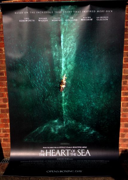 Cinema Banner: IN THE HEART OF THE SEA 2015 (Advance) Chris Hemsworth Cillian Murphy