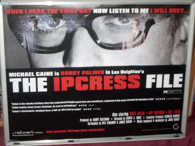 IPCRESS FILE, THE: UK Quad Film Poster
