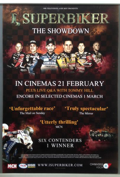 Cinema Poster: I, SUPERBIKER THE SHOWDOWN 2012 (One Sheet) Josh Brookes