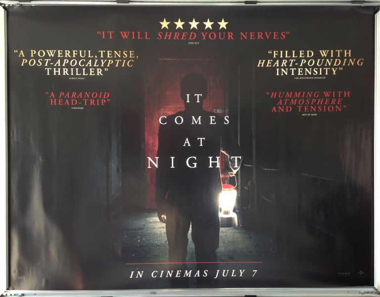 Cinema Poster: IT COMES AT NIGHT 2017 (Quad) Joel Edgerton Carmen Ejogo 