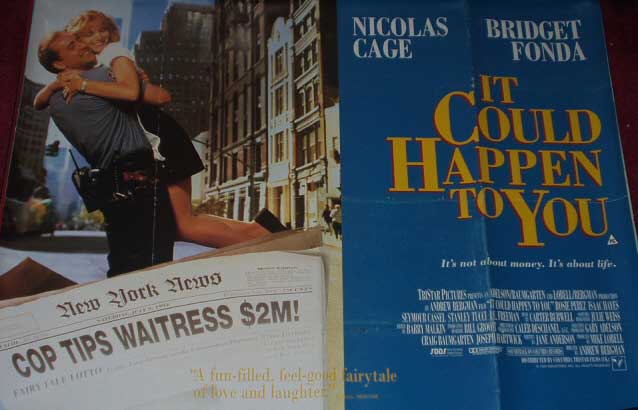 IT COULD HAPPEN TO YOU: UK Quad Film Poster