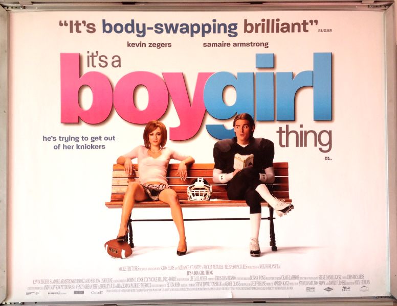 Cinema Poster: IT'S A BOY GIRL THING 2006 (Quad) Samaire Armstrong Kevin Zegers