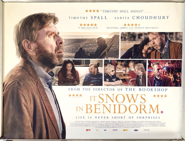 Cinema Poster: IT SNOWS IN BENIDORM 2022 (Quad) Timothy Spall Sarita Choudhury Carmen Machi