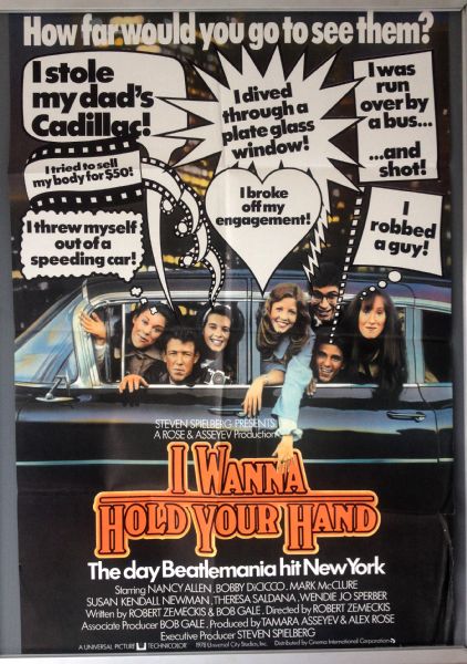  Cinema Poster: I WANNA HOLD YOU HAND 1978 (US One Sheet) Nancy Allen