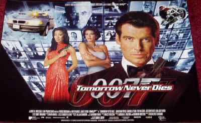 JAMES BOND TOMORROW NEVER DIES: Mini Film Poster