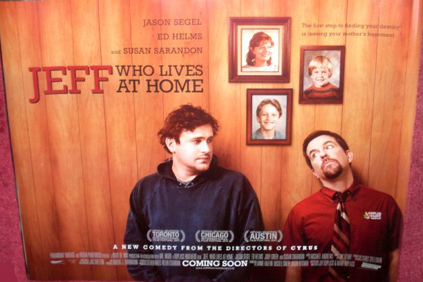 JEFF WHO LIVES AT HOME: UK Quad Film Poster