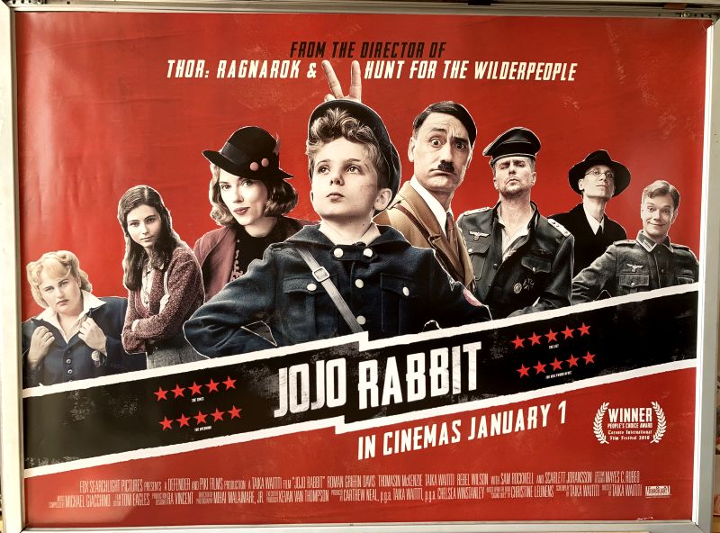 Cinema Poster: JOJO RABBIT 2019 (Quad) Scarlett Johansson Rebel Wilson