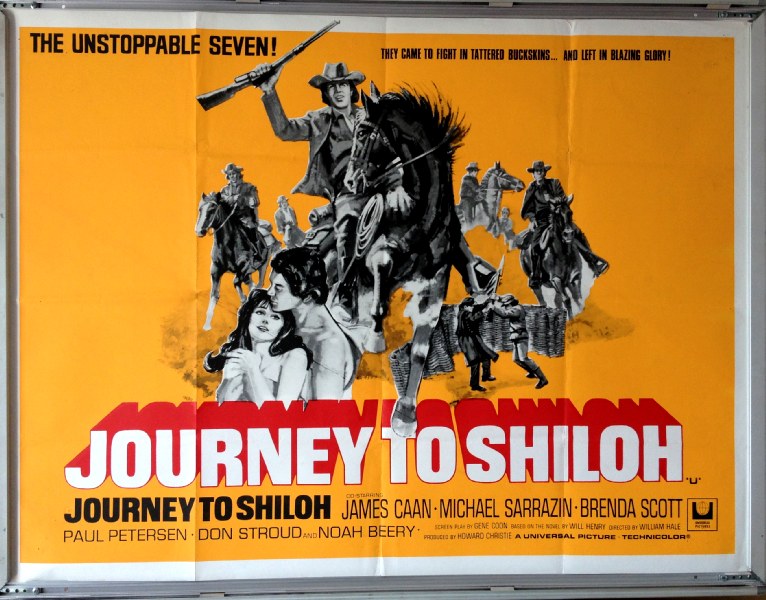 Cinema Poster: JOURNEY TO SHILOH 1968 (Quad) James Caan Harrison Ford Cinema Poster: JOURNEY TO SHILOH 1968 (Quad) James Caan Harrison Ford