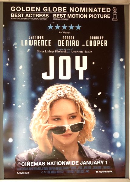 Cinema Poster: JOY 2016 (Awards One Sheet) Jennifer Lawrence Robert De Niro