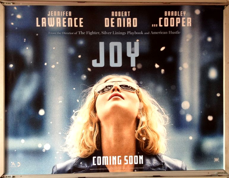 Cinema Poster: JOY 2016 (Advance Quad) Jennifer Lawrence Robert De Niro