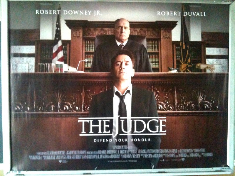 Cinema Poster: JUDGE, THE 2014 (Main Quad) Robert Downey Jr. Robert Duvall