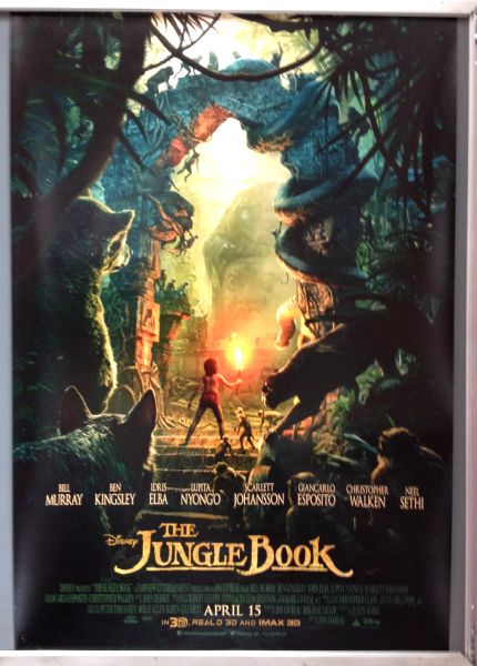 Cinema Poster: JUNGLE BOOK, THE 2016 (Main One Sheet) Scarlett Johansson Idris Elba