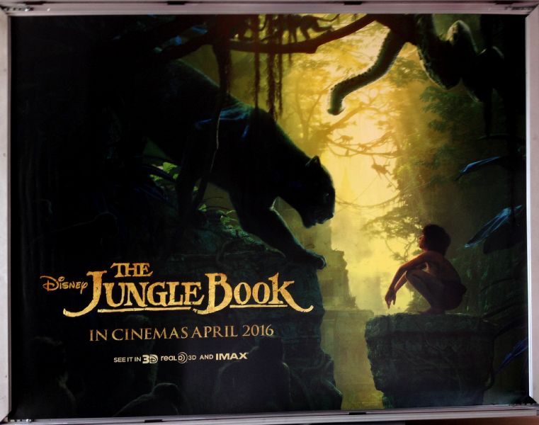 Cinema Poster: JUNGLE BOOK, THE 2016 (Advance Quad) Scarlett Johansson Idris Elba