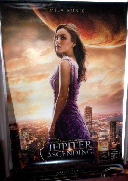 Cinema Banner: JUPITER ASCENDING 2015 (Jupiter Jones) Mila Kunis Channing Tatum