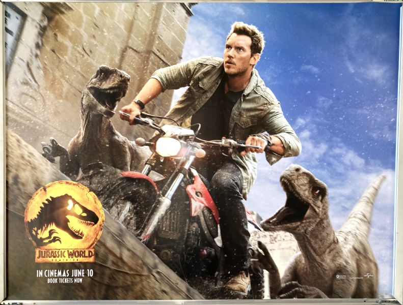 Cinema Poster: JURASSIC WORLD DOMINION 2022 (Quad) Chris Pratt