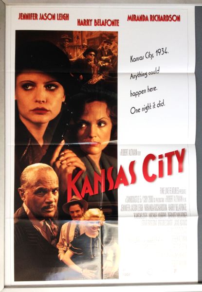 Cinema Poster: KANSAS CITY 1996 (One Sheet) Jennifer Jason Leigh Harry Belafonte 