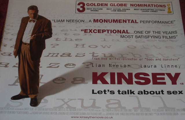 KINSEY: UK Quad Film Poster