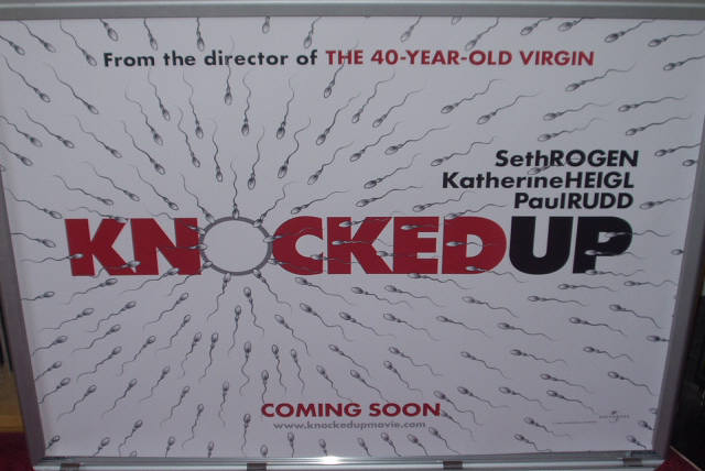 KNOCKED UP: Advance UK Quad Film Poster