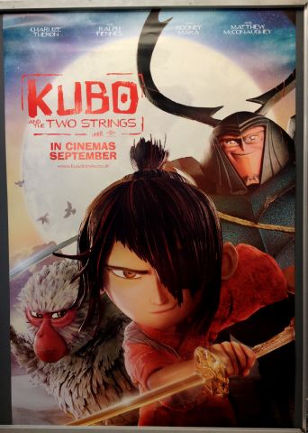 Cinema Poster: KUBO AND THE TWO STRINGS 2016 (Main One Sheet) Charlize Theron Matthew McConaughey 