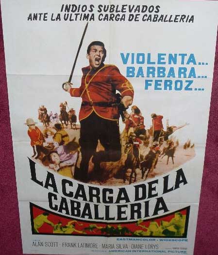 LA CARGA DE LA CABALLERIA: Argentinian Film Poster 