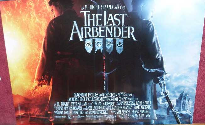 LAST AIRBENDER, THE: Advance UK Quad Film Poster