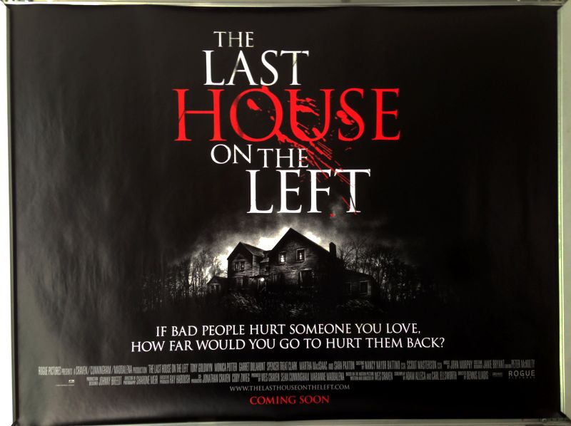 Cinema Poster: LAST HOUSE ON THE LEFT, THE 2009 (Advance Quad) Sara Paxton