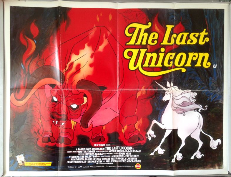 Cinema Poster: LAST UNICORN, THE 1986 (Quad) Jeff Bridges Mia Farrow Cinema Poster: LAST UNICORN, THE 1986 (Quad) Jeff Bridges Mia Farrow