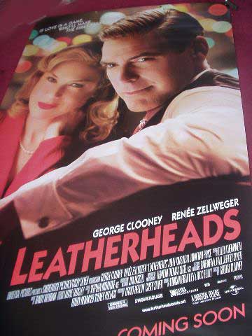 LEATHERHEADS: UK Cinema Banner