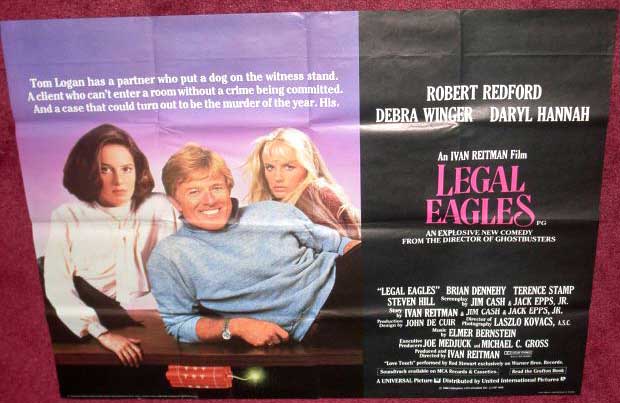 LEGAL EAGLES: UK Quad Film Poster