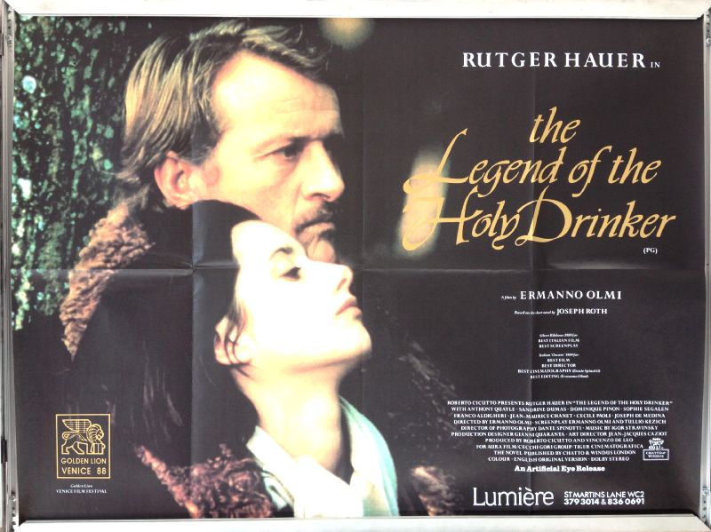 Cinema Poster: LEGEND OF THE HOLY DRINKER 1988 (Quad) Rutger Hauer Cinema Poster: LEGEND OF THE HOLY DRINKER 1988 (Quad) Rutger Hauer