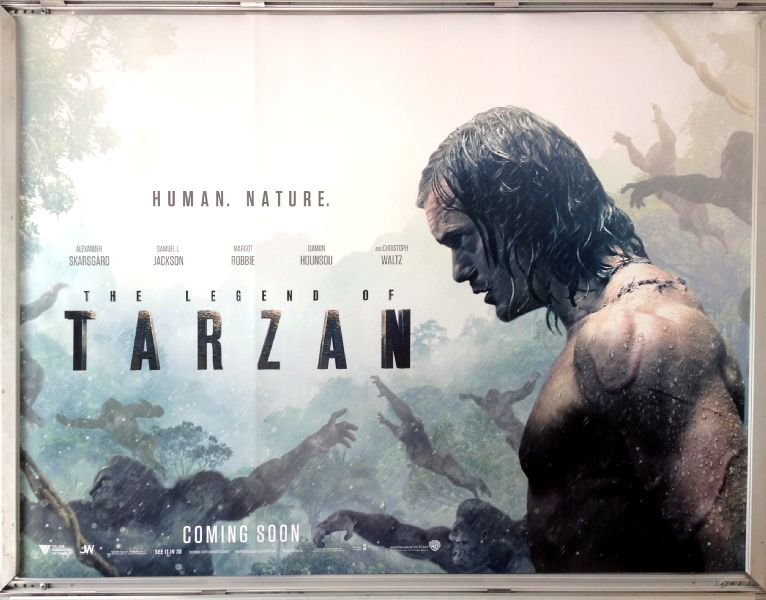 Cinema Poster: LEGEND OF TARZAN, THE 2016 (Advance Quad) Alexander Skarsgrd