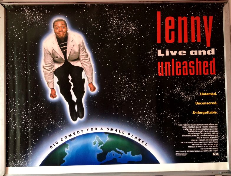 Cinema Poster: LENNY LIVE AND UNLEASHED 1989 (Quad) Lenny Henry Robbie Coltrane