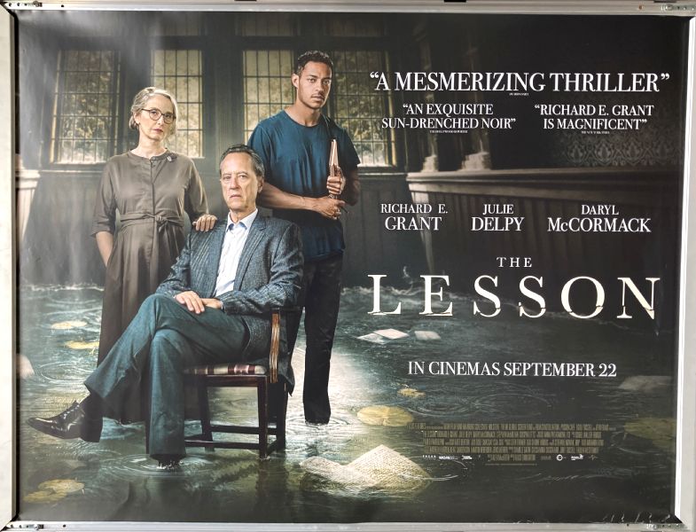 Cinema Poster: LESSON, THE 2023 (Quad) Richard E. Grant Julie Delpy