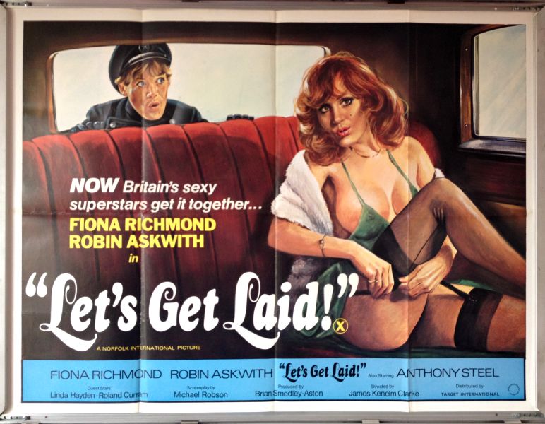 Cinema Poster: LET'S GET LAID 1978 (Quad) Fiona Richmond Robin Askwith Cinema Poster: LET'S GET LAID 1978 (Quad) Fiona Richmond Robin Askwith