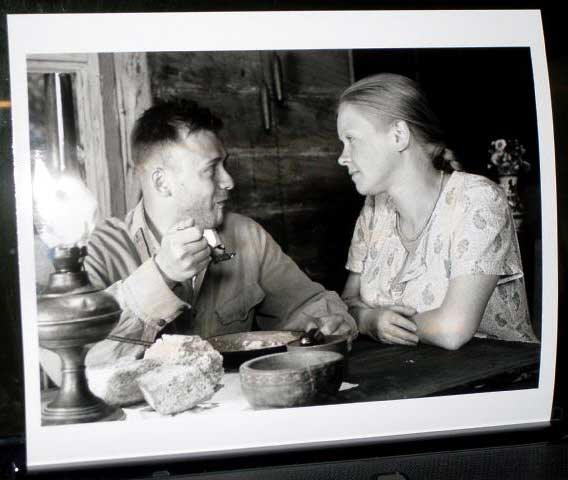 LIFE OF PRIVATE IVAN CHONKIN: Publicity Still Couple Eating Meal 