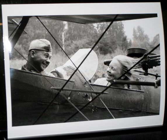 LIFE OF PRIVATE IVAN CHONKIN: Publicity Still Couple in Plane LIFE OF PRIVATE IVAN CHONKIN: Publicity Still Couple in Plane