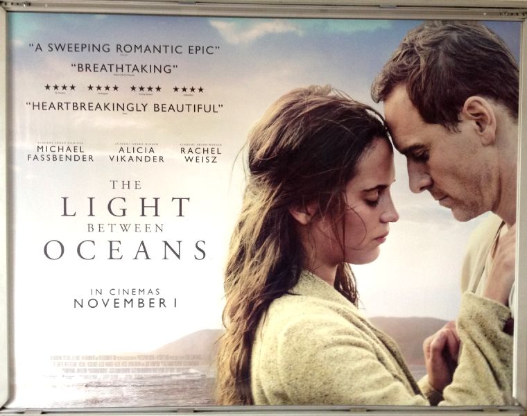Cinema Poster: LIGHT BETWEEN OCEANS 2016 (Main Quad) Michael Fassbender Alicia Vikander