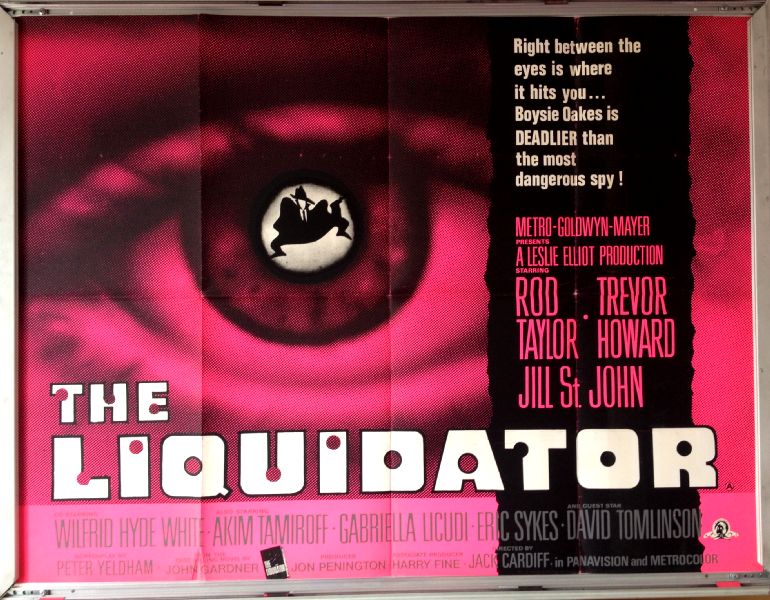 Cinema Poster: LIQUIDATOR, THE 1965 (Quad) Rod Taylor Trevor Howard Cinema Poster: LIQUIDATOR, THE 1965 (Quad) Rod Taylor Trevor Howard