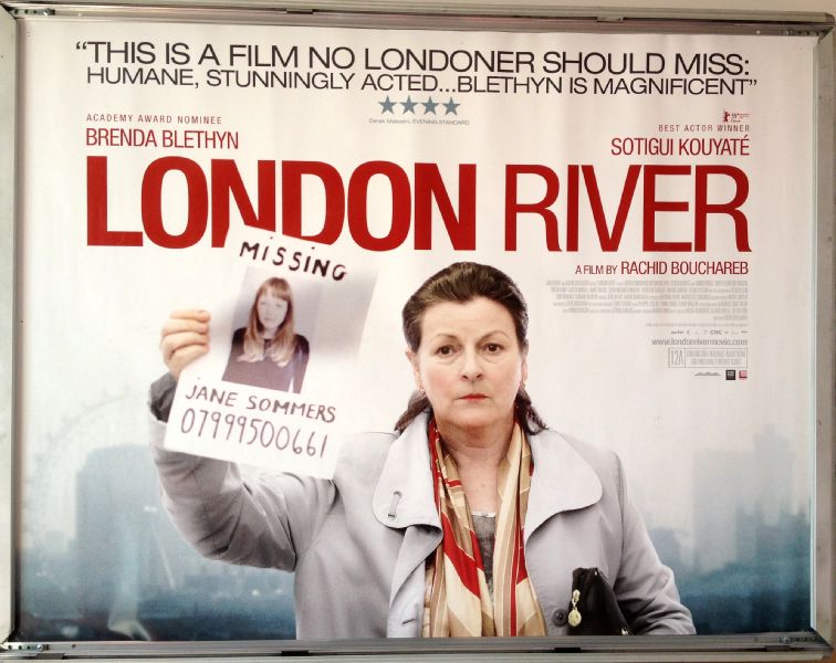 Cinema Poster: LONDON RIVER 2009 (Quad) Brenda Blethyn Sotigui Kouyat
