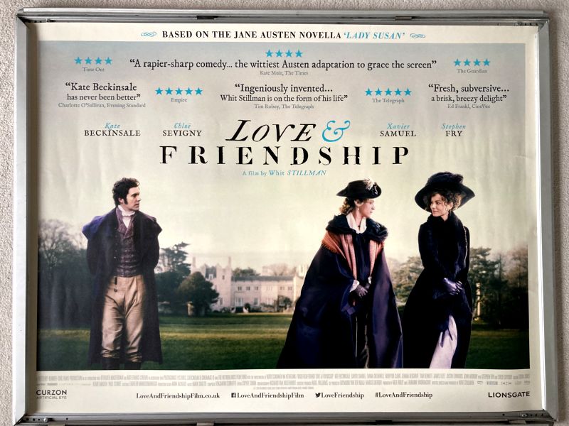 Cinema Poster: LOVE & FRIENDSHIP 2016 (Quad) Kate Beckinsale Chlo Sevigny