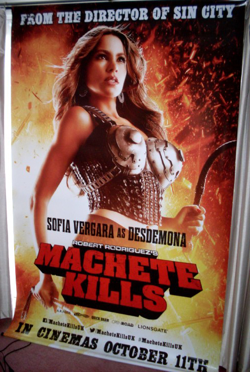 MACHETE KILLS: Sofa Vergara/Desdemona UK Cinema Banner