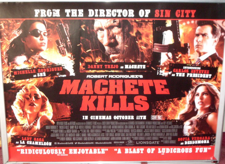 MACHETE KILLS: UK Quad Film Poster